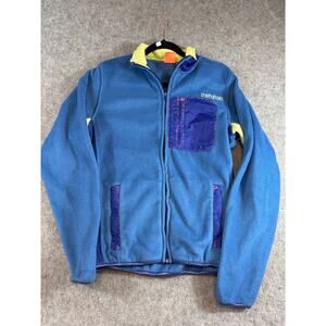 ThirtyTwo Full Zip Fleece Jacket Mens S Blue Zip Chest Pocket Sole Technology